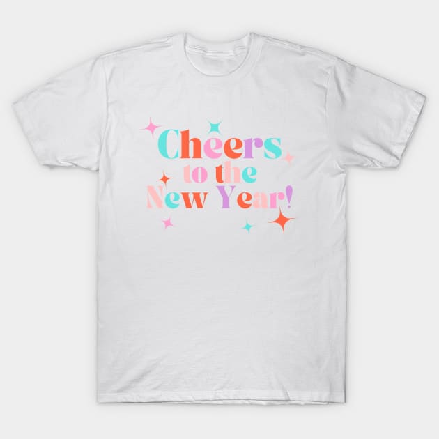 Cheers to the New Year Trending Right Now Matching New Years Eve 2023 T-Shirt by vintageinspired